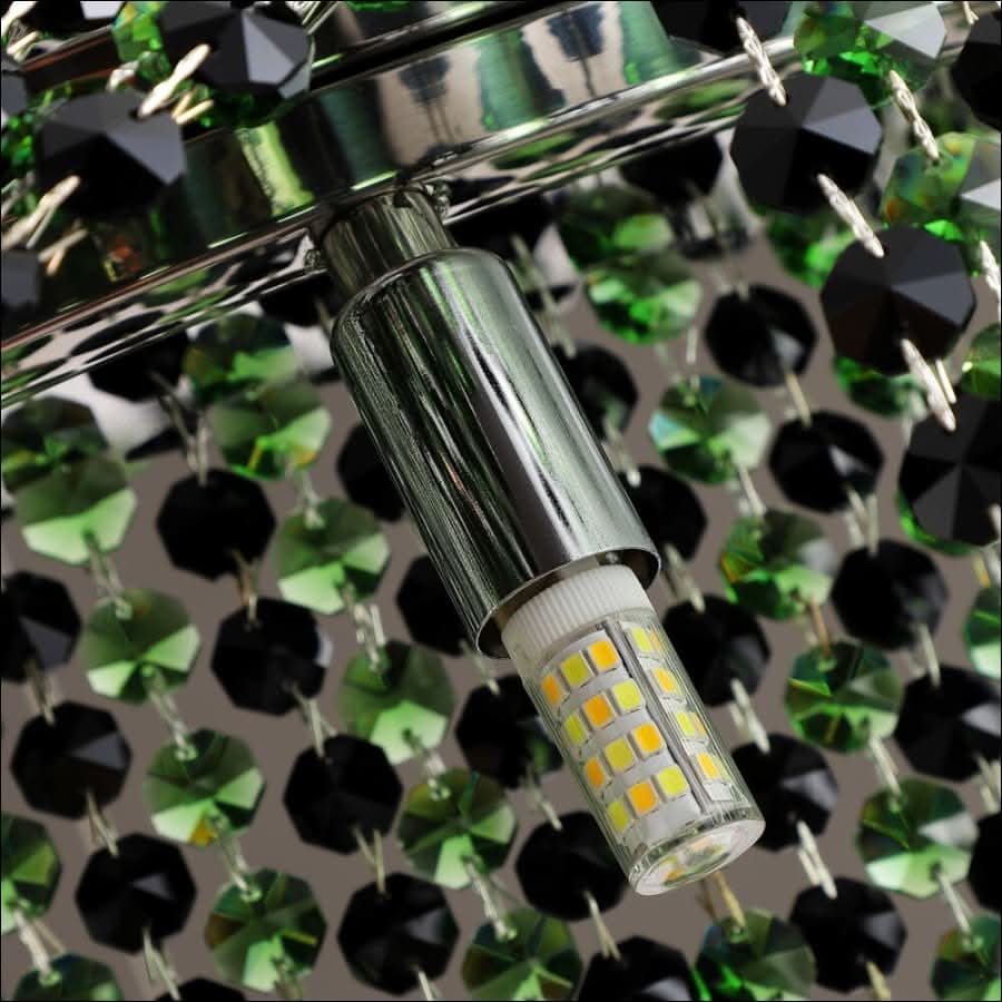 Chandelier - Emerald Elegance Chandelier - hausgem