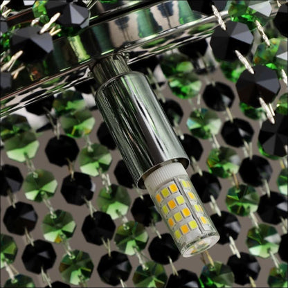 Chandelier - Emerald Elegance Chandelier - hausgem