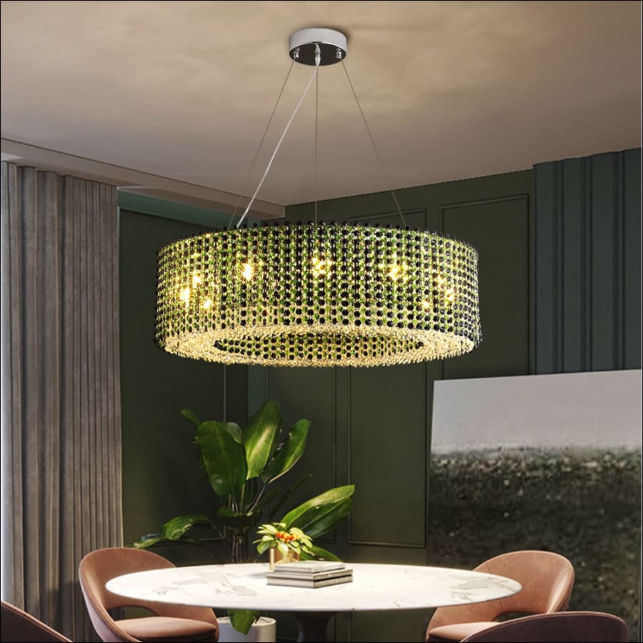 Emerald Elegance Chandelier - Dia60xH24cm / NON dimm cool
