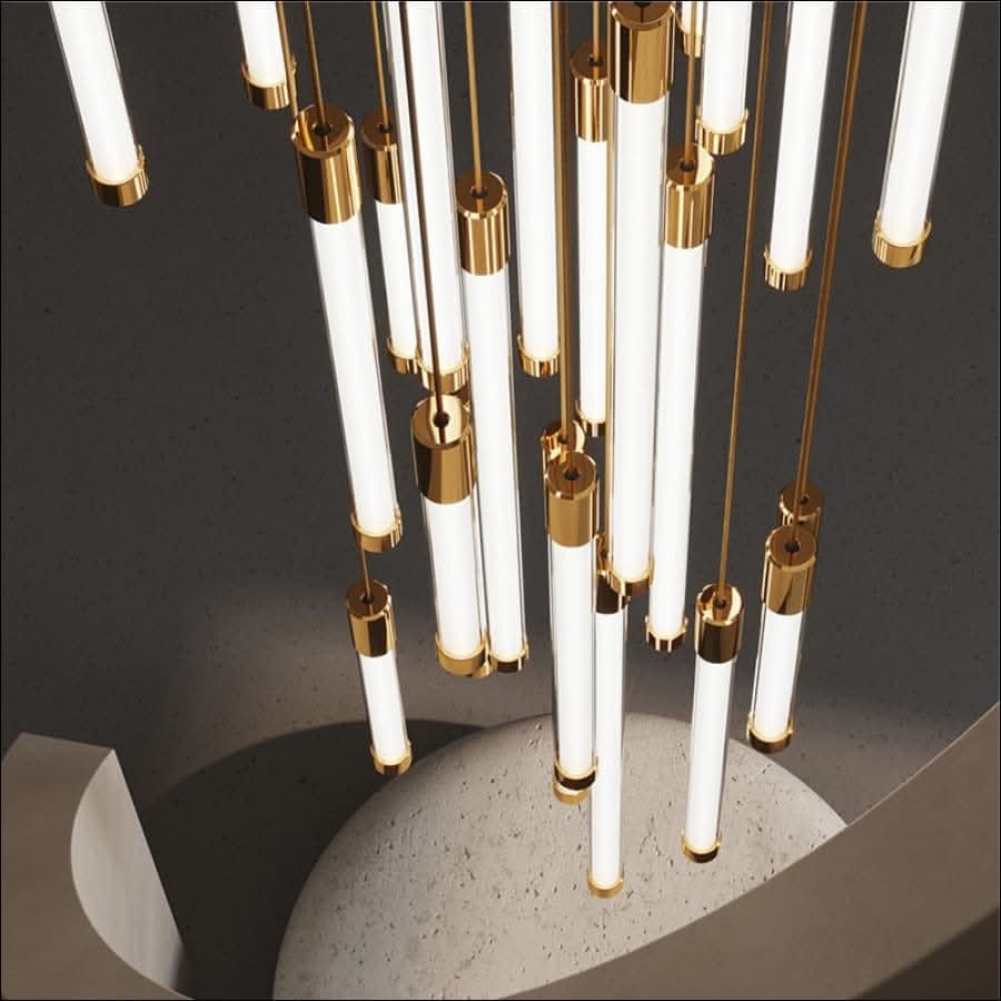 Chandelier - Felix - Glass Droplet Chandelier - hausgem
