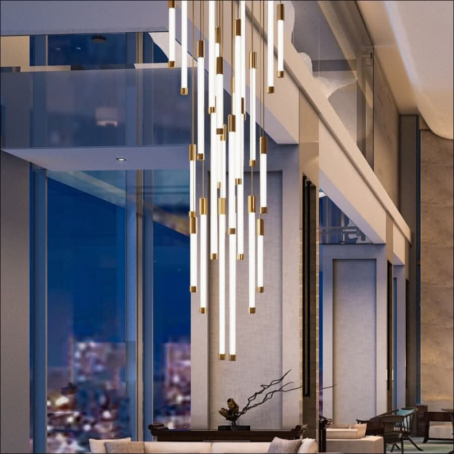 Chandelier - Felix - Glass Droplet Chandelier - hausgem