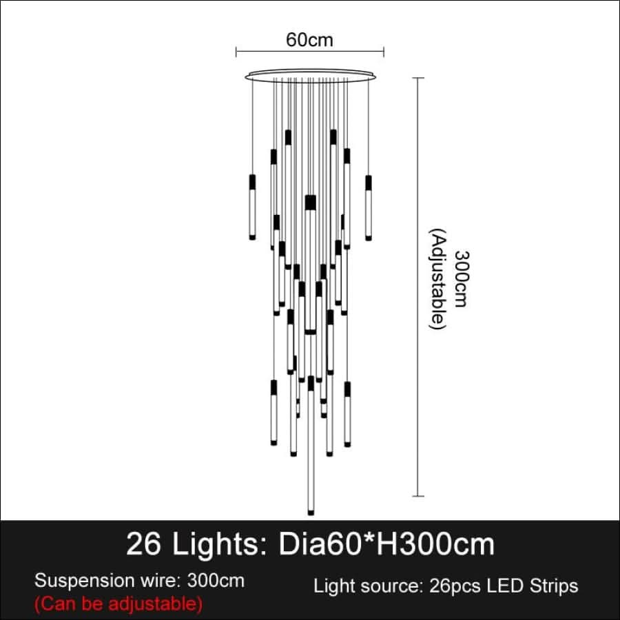 Chandelier - Felix - Glass Droplet Chandelier - hausgem