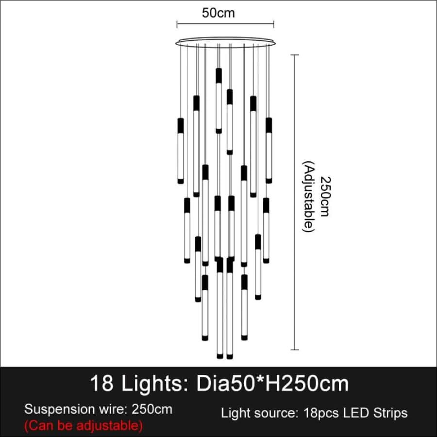 Chandelier - Felix - Glass Droplet Chandelier - hausgem