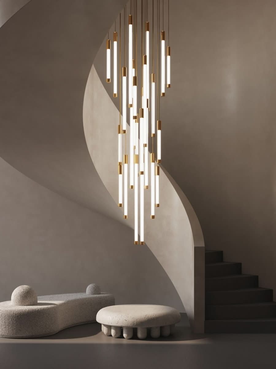 Chandelier - Felix - Glass Droplet Chandelier - hausgem