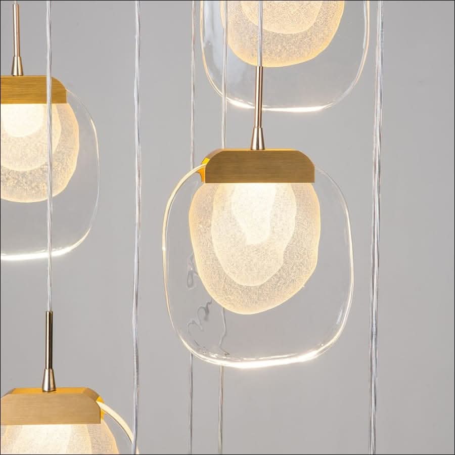 Chandelier - Floating Crystal Lantern Chandelier - hausgem