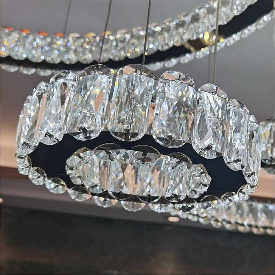 Chandelier - Galactic Ring Crystal Chandelier - hausgem