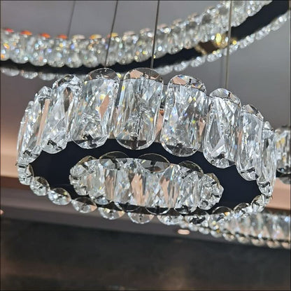 Chandelier - Galactic Ring Crystal Chandelier - hausgem