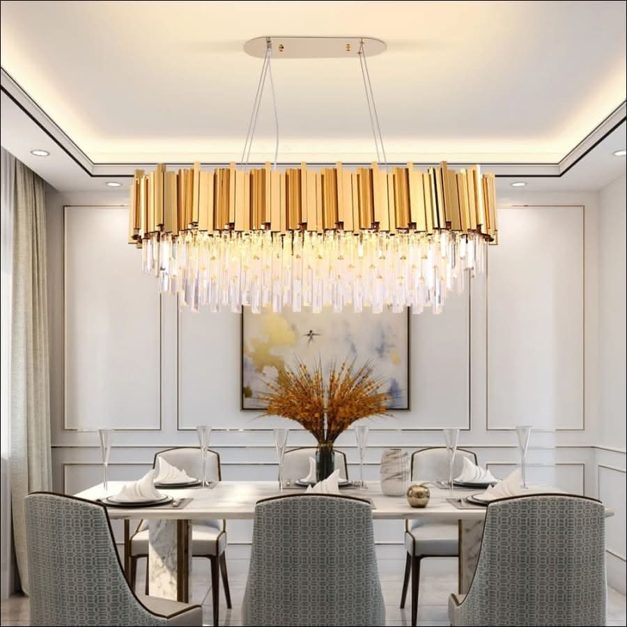 Chandelier - Glimmering Oasis Chandelier - hausgem