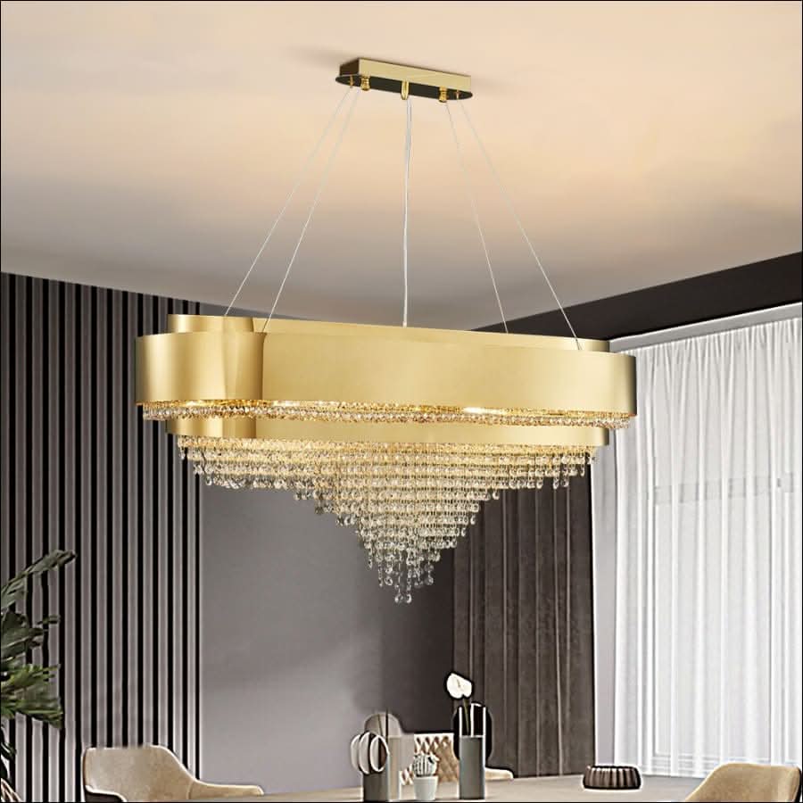 Chandelier - Glimmering Pyramid Chandelier - hausgem
