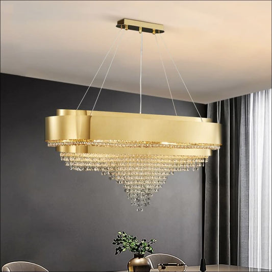 Chandelier - Glimmering Pyramid Chandelier - hausgem