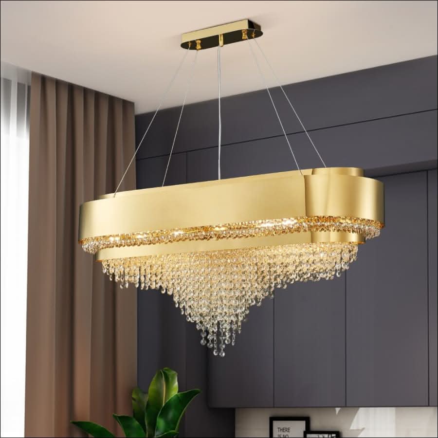 Chandelier - Glimmering Pyramid Chandelier - hausgem