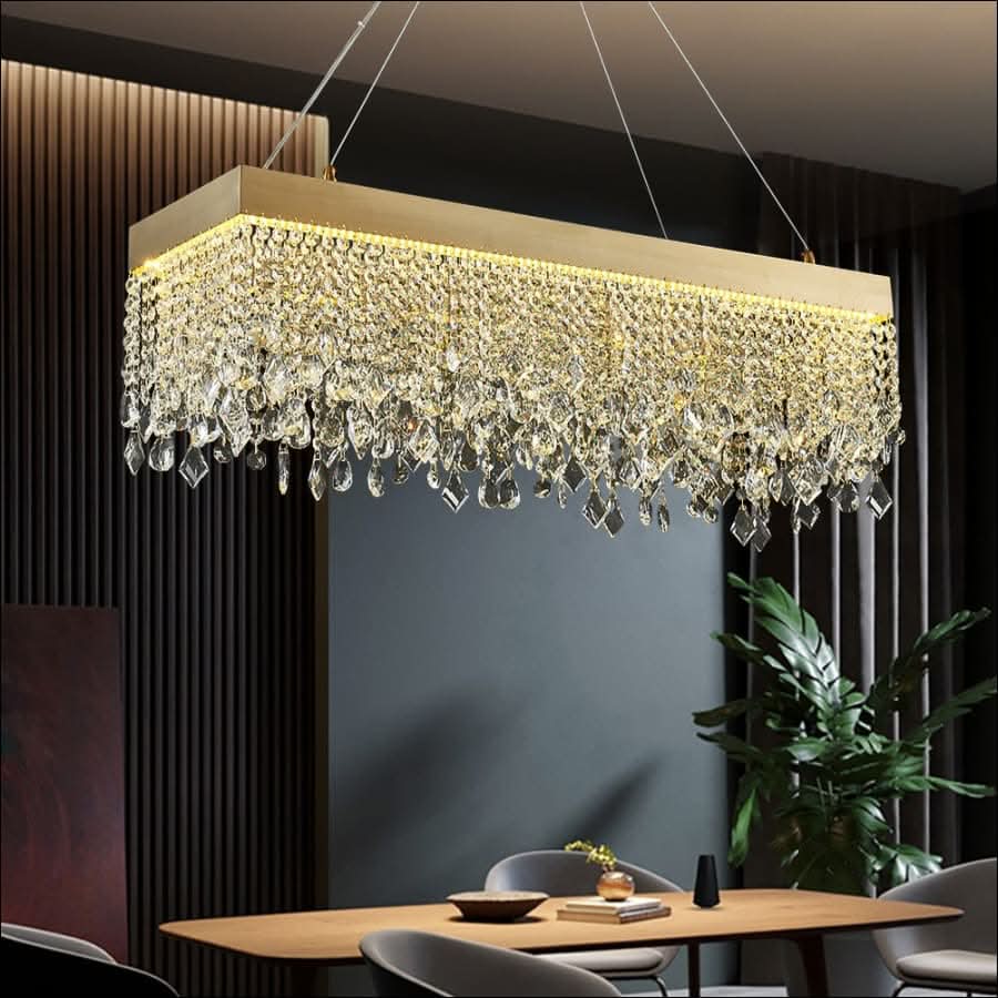 Chandelier - Gold Bar Chandelier - hausgem