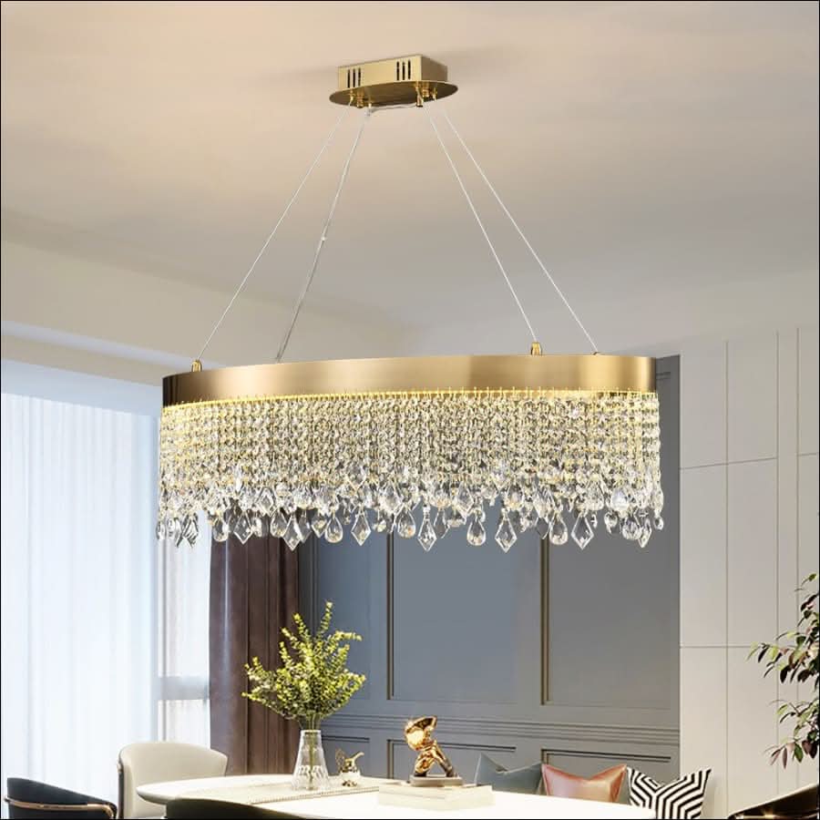 Chandelier - Gold Bar Chandelier - hausgem