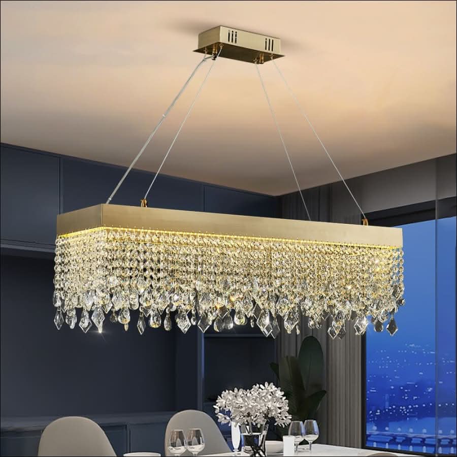 Chandelier - Gold Bar Chandelier - hausgem