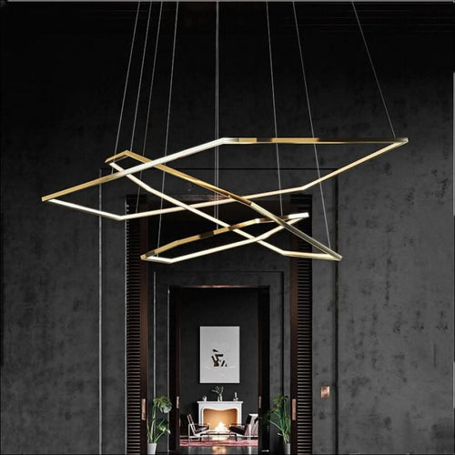 Chandelier - Golden Orbit Chandelier - hausgem