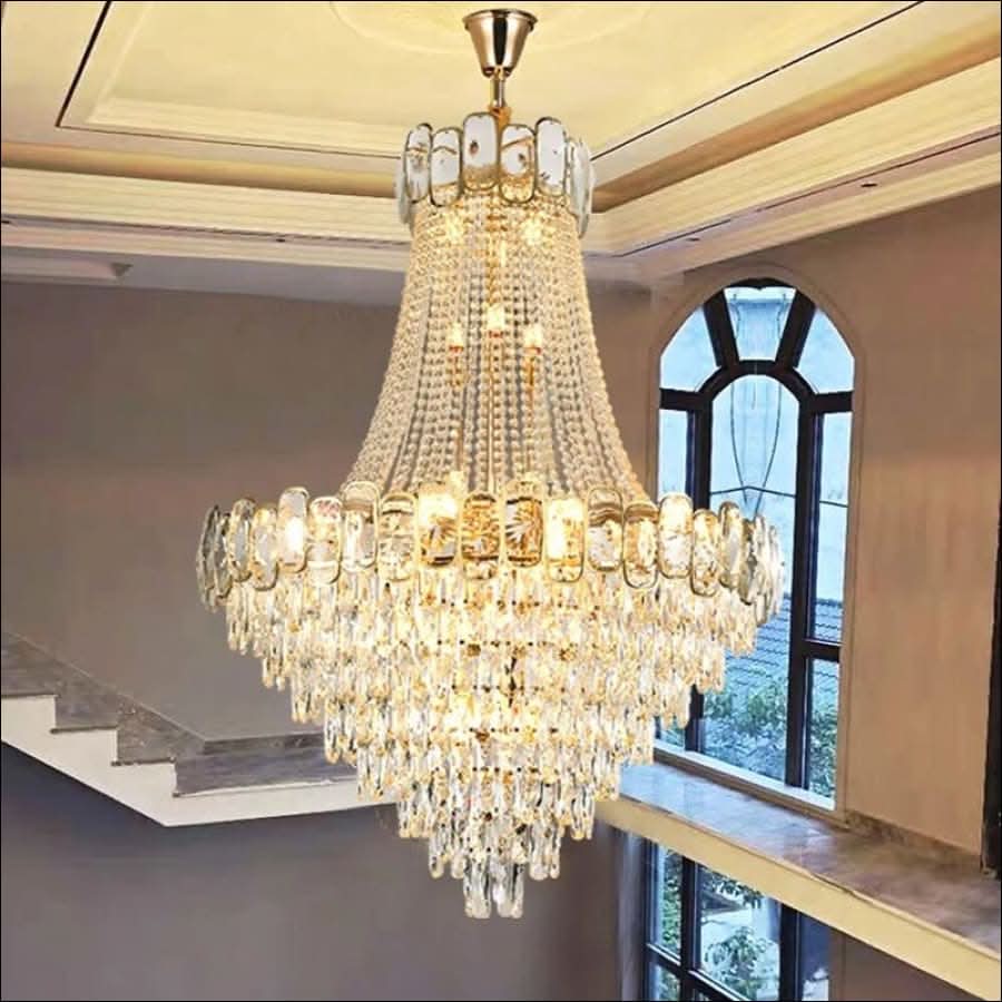 Chandelier - Golden Radiance Chandelier - hausgem