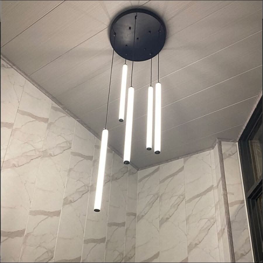 Chandelier - Hanging Beam Crystal Light Chandelier - hausgem