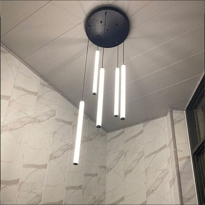 Chandelier - Hanging Beam Crystal Light Chandelier - hausgem