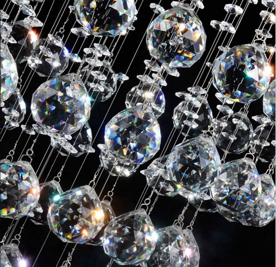 Chandelier - LED Crystal Rain Dance Chandelier - hausgem