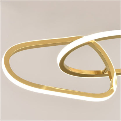 Chandelier - LED Gold Chain Chandelier - hausgem