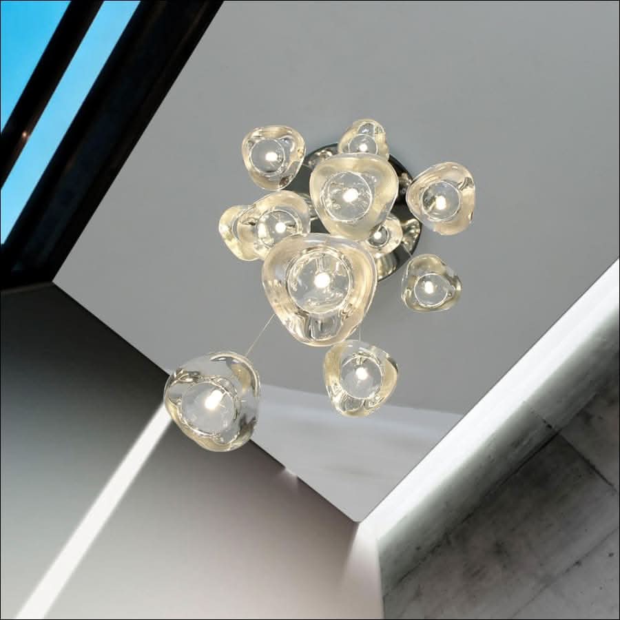 Chandelier - LED Hanging Crystal Pendant Chandelier - hausgem