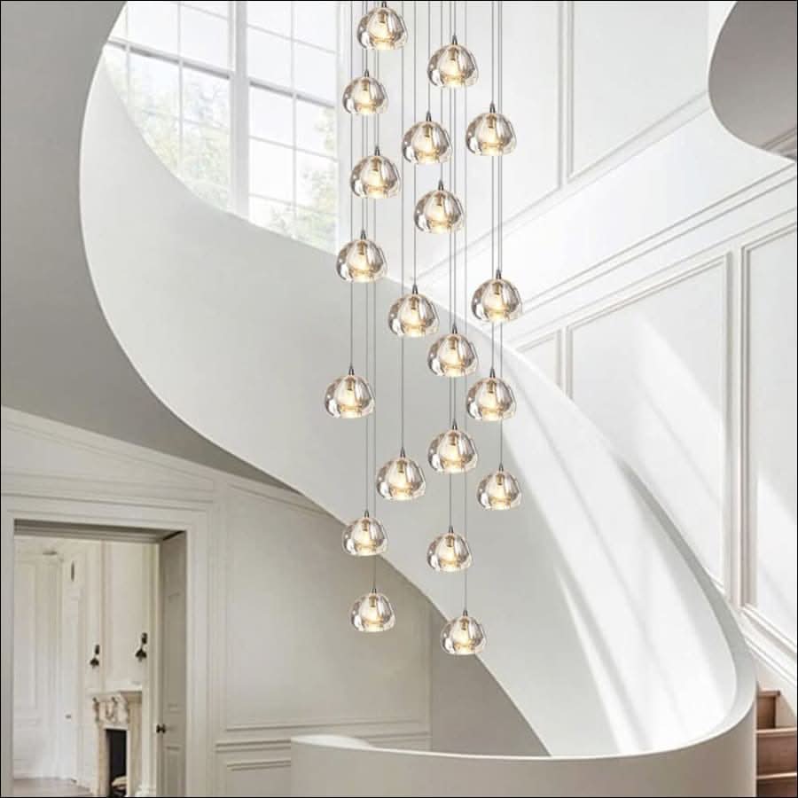 Chandelier - LED Hanging Crystal Pendant Chandelier - hausgem