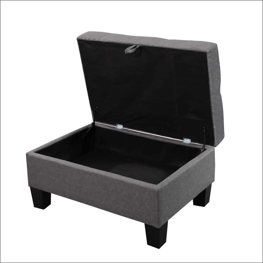 sofa - Living Room Combination Sofa with Armchair and Storage Stool - hausgem