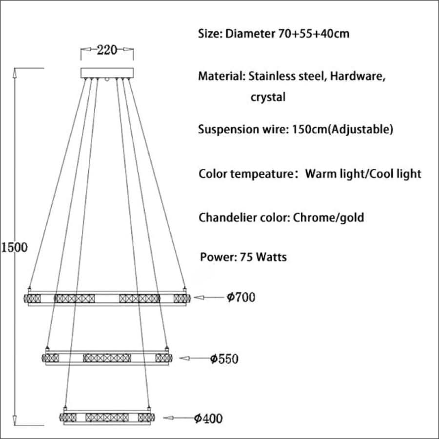 Chandelier - Luxury Stair Engagement Rings Chandelier - hausgem
