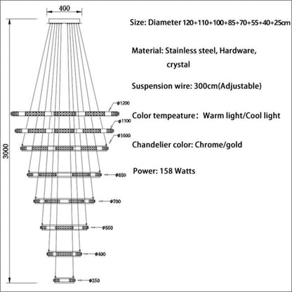 Chandelier - Luxury Stair Engagement Rings Chandelier - hausgem