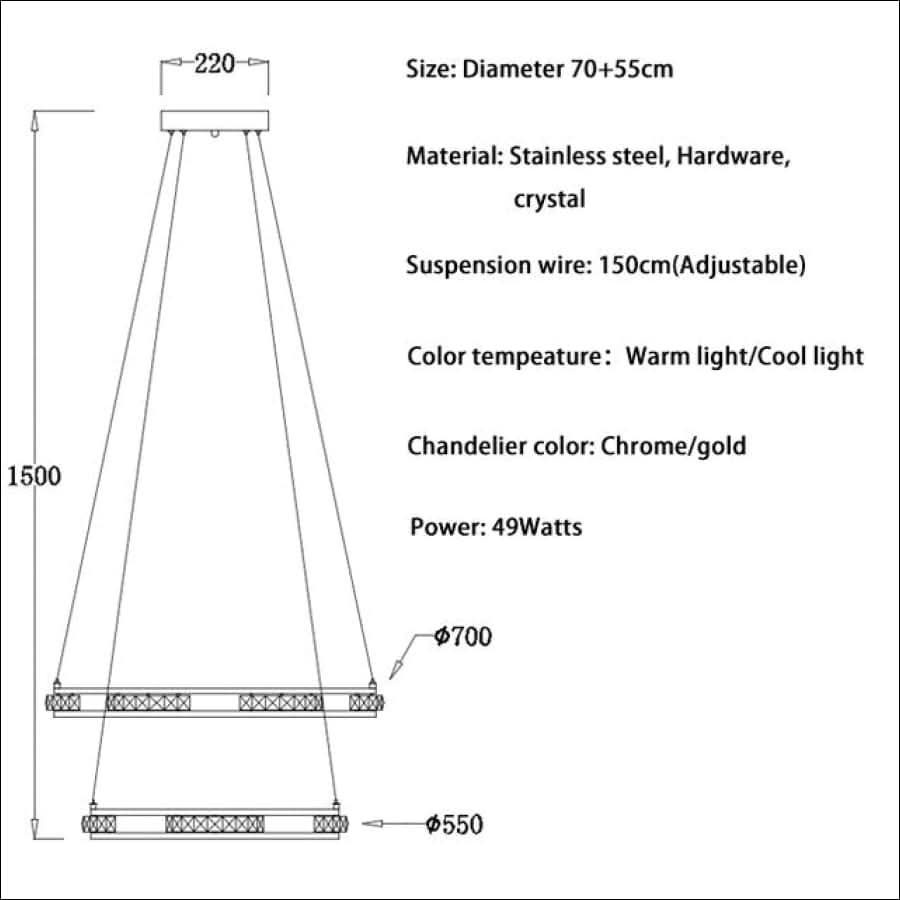 Chandelier - Luxury Stair Engagement Rings Chandelier - hausgem