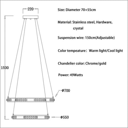 Chandelier - Luxury Stair Engagement Rings Chandelier - hausgem