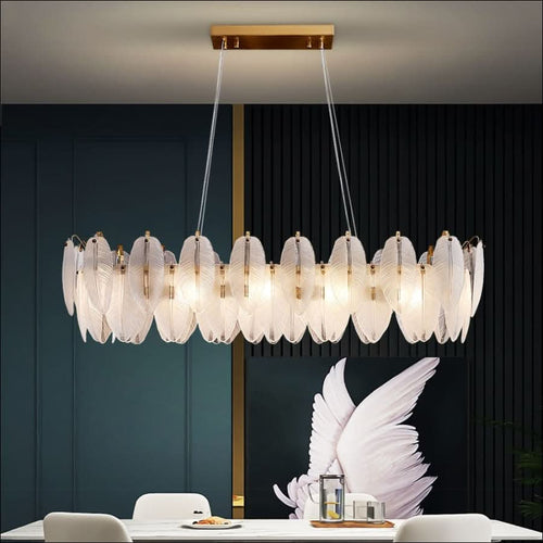 Chandelier - Marching Feather Chandelier - hausgem
