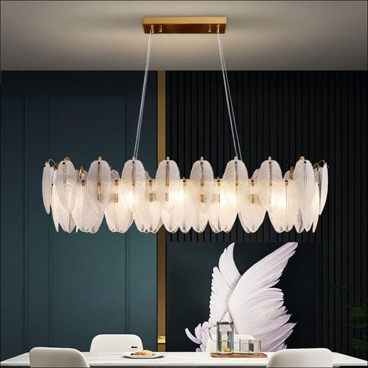 Chandelier - Marching Feather Chandelier - hausgem