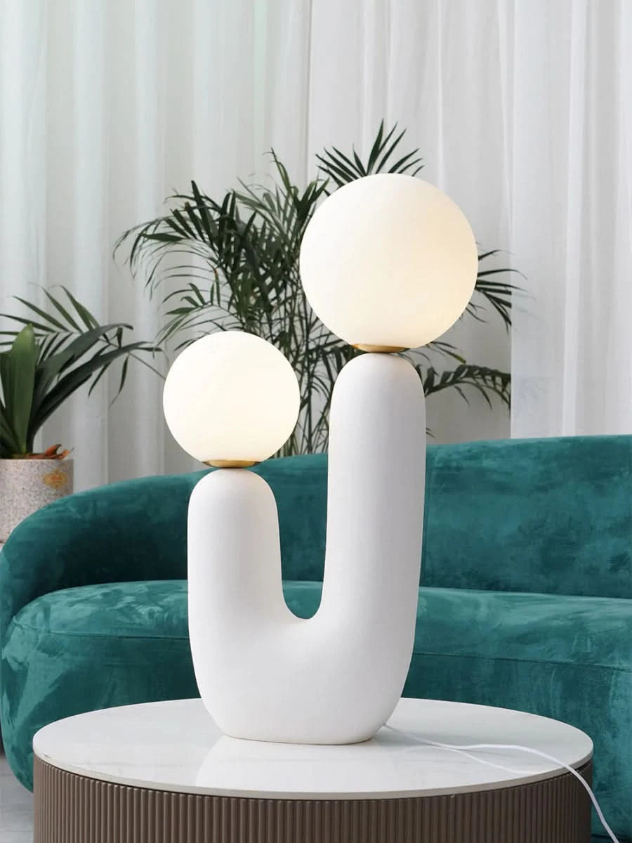  - Micah - Nordic Frosted Glass Table Lamp - hausgem