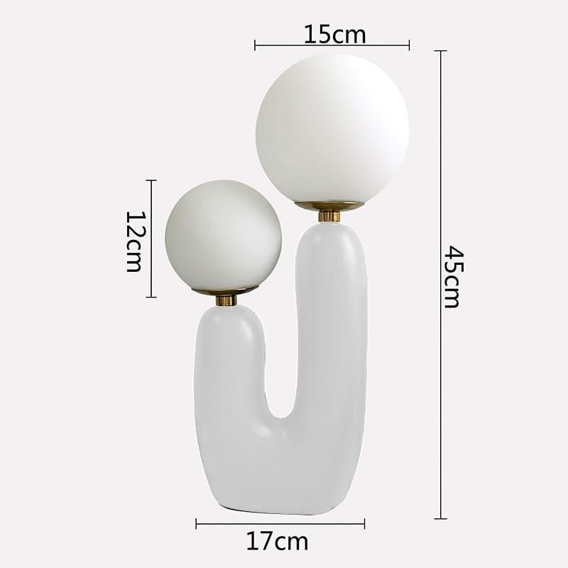  - Micah - Nordic Frosted Glass Table Lamp - hausgem