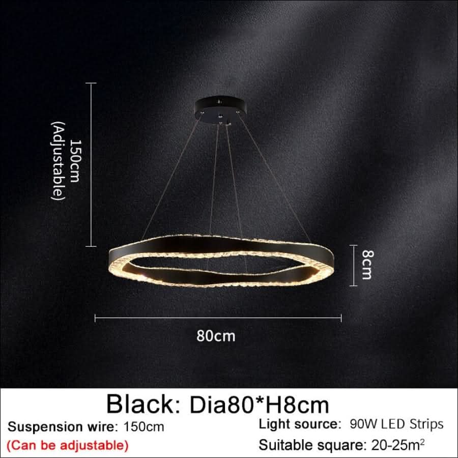 Chandelier - Midnight Magic Chandelier - hausgem