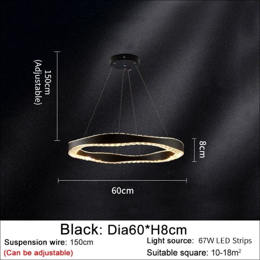Chandelier - Midnight Magic Chandelier - hausgem