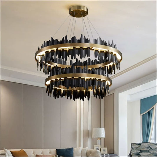 Chandelier - Midnight Shadow Chandelier - hausgem