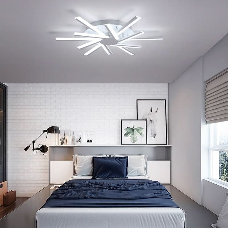 Chandelier - Milo - Spiral LED Ceiling Light Flush Mount Chandelier - hausgem