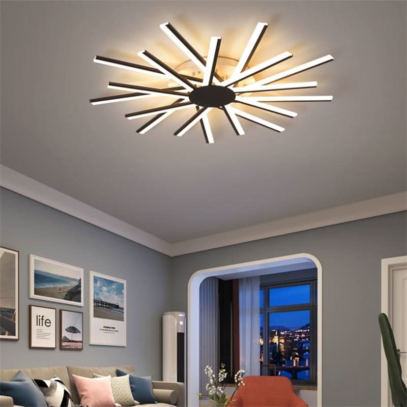 Chandelier - Milo - Spiral LED Ceiling Light Flush Mount Chandelier - hausgem
