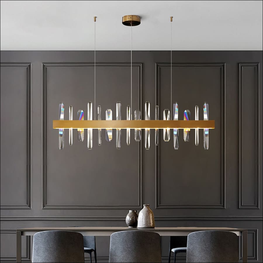 Modern Dining Room Crystal Chandelier - hausgem