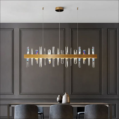 Chandelier - Modern Dining Room Crystal Chandelier - hausgem