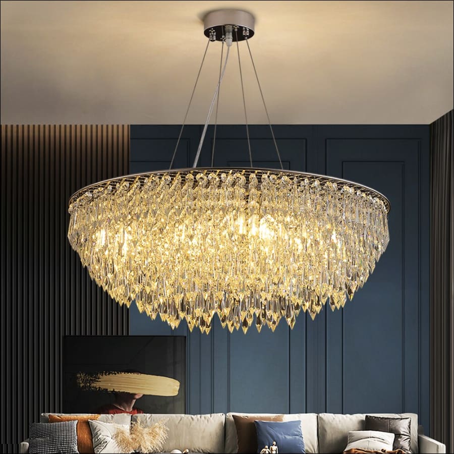 Modern Large Crystal Chandelier Luxury Decoration Hanging - crystal galaxy chandelier - grand chandelier - hall way chandelier - entry wall chandelier - stair way chandelier - bedroom chandelier - hausgem - united states
