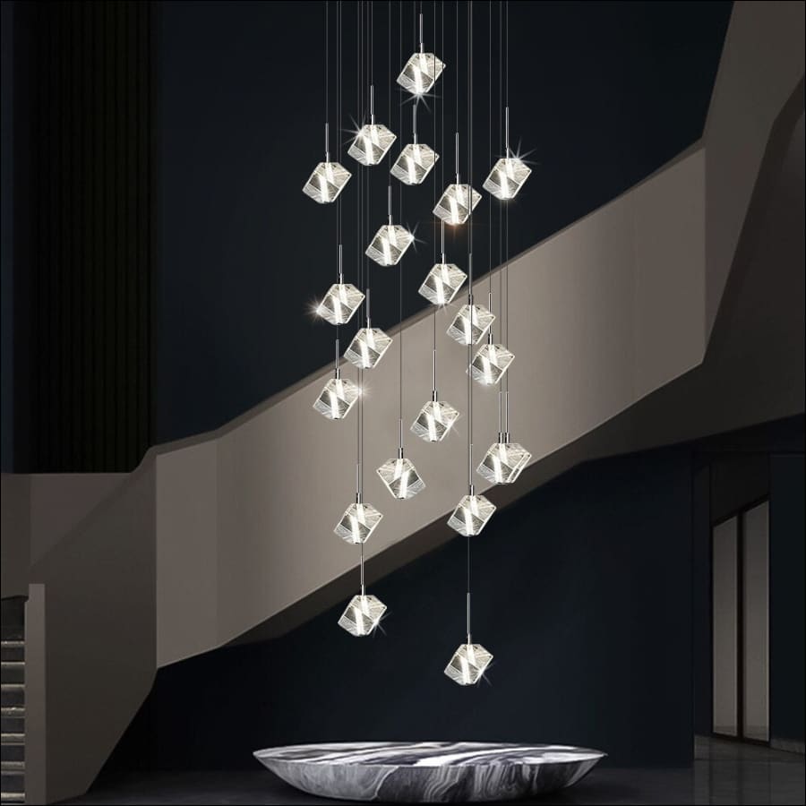 Modern Led Ceiling Pendant Light Home Decor Design Stair