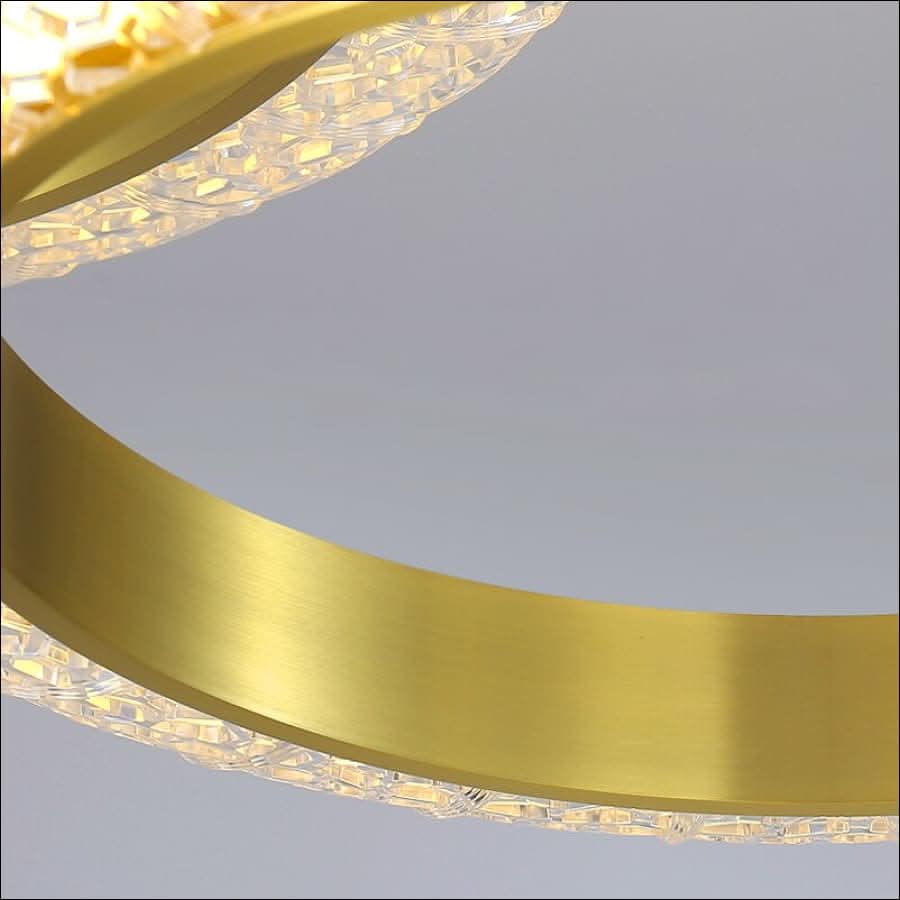 Chandelier - Modern Led Crystal Embraced Chandelier - hausgem