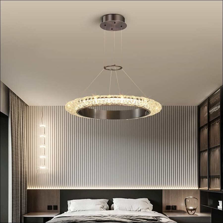 Chandelier - Modern Led Crystal Embraced Chandelier - hausgem