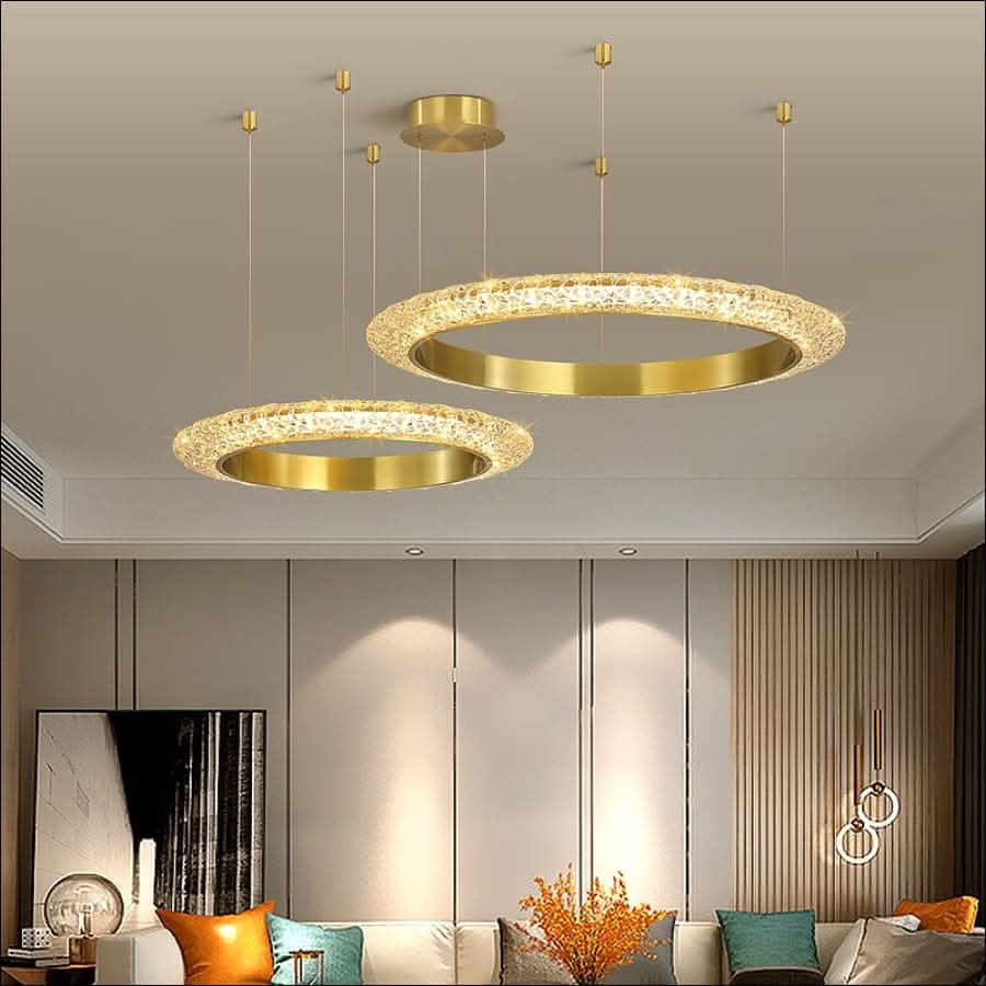 Chandelier - Modern Led Crystal Embraced Chandelier - hausgem