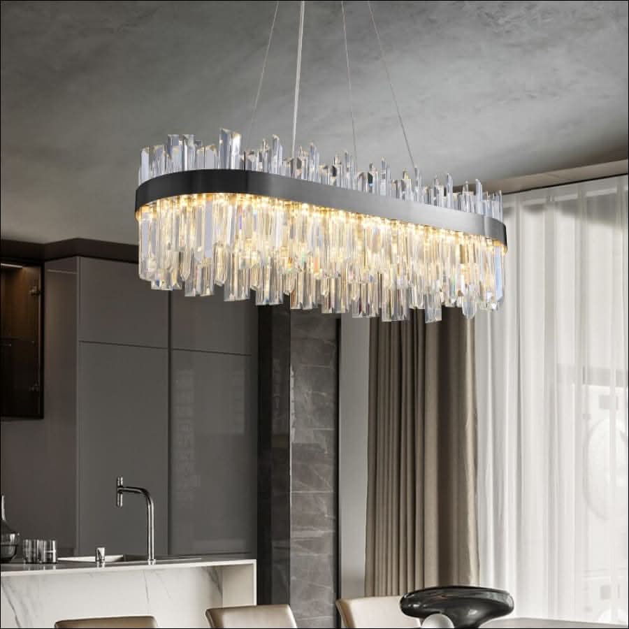 Chandelier - Modern LED Luxury Round Crystal Chandelier - hausgem