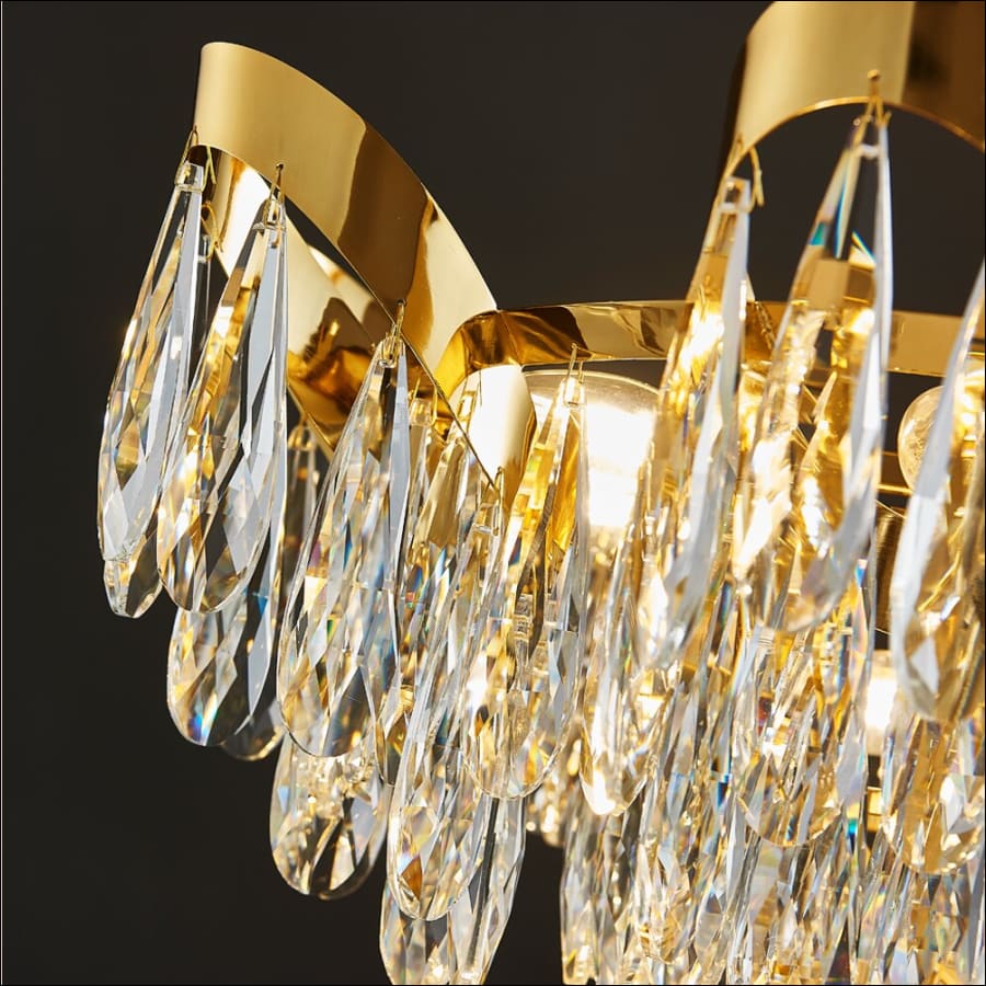 Modern Luxury Crystal Ceiling Chandelier Lighting for Living