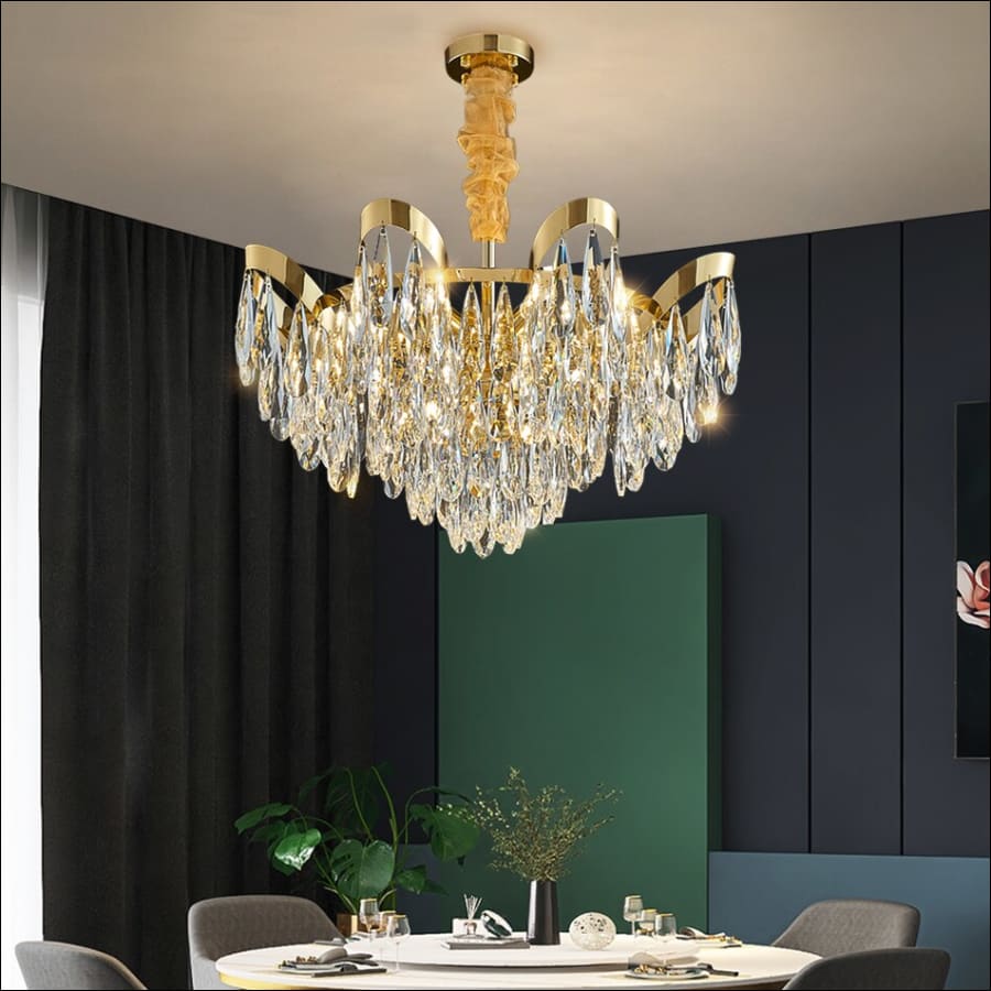 Modern Luxury Crystal Ceiling Chandelier Lighting for Living